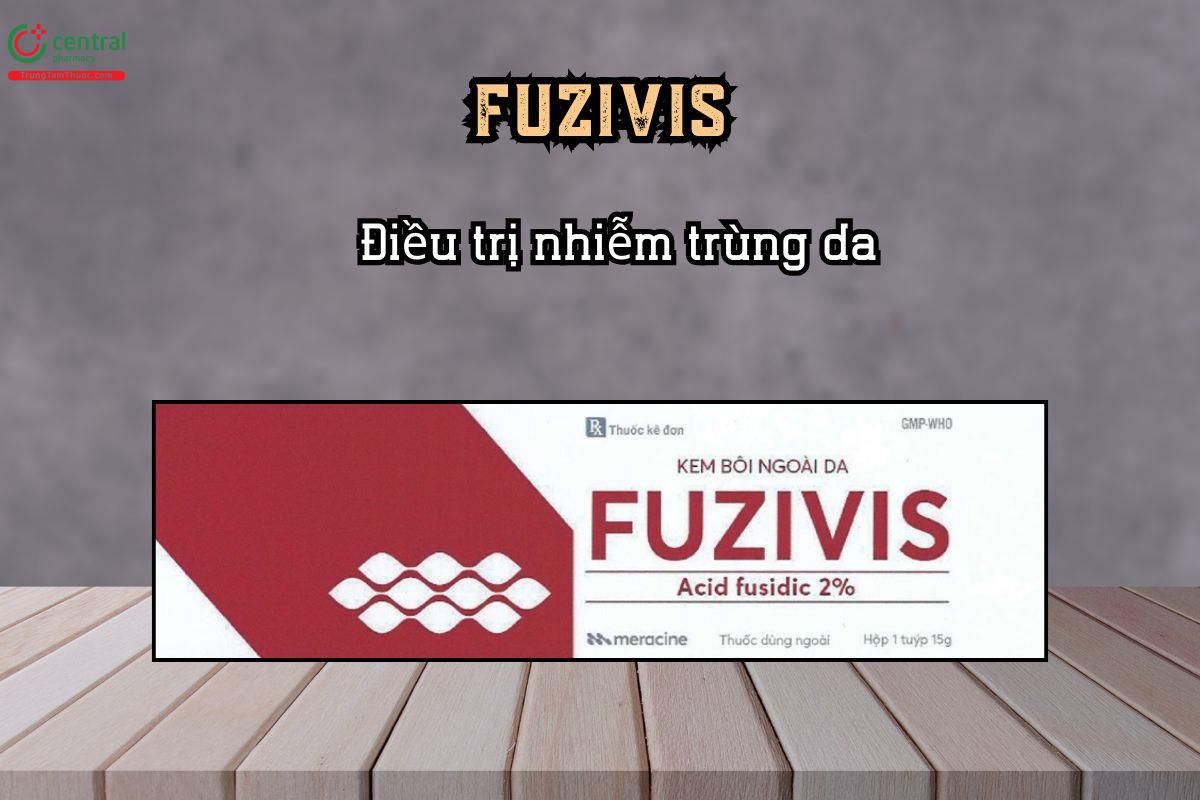 Điều trị nhiễm trùng da với thuốc Fuzivis chứa Acid fusidic 2%