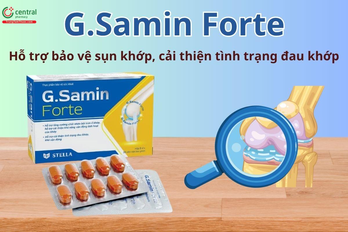 G.Samin Forte hỗ trợ tăng cường sức khỏe sụn khớp
