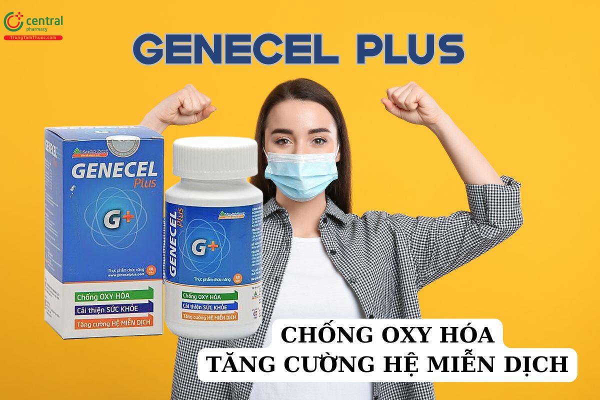 Viên uống Genecel Plus chống oxy hóa, tăng cường hệ miễn dịch