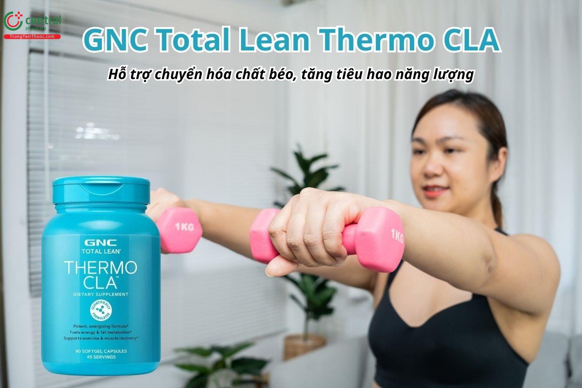 GNC Total Lean Thermo CLA hỗ trợ chuyển hóa chất béo, tăng tiêu hao năng lượng