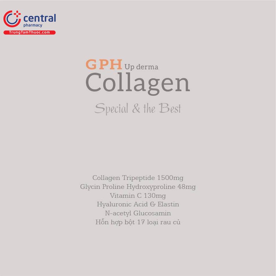 Thành phần của GPH Up derma Collagen