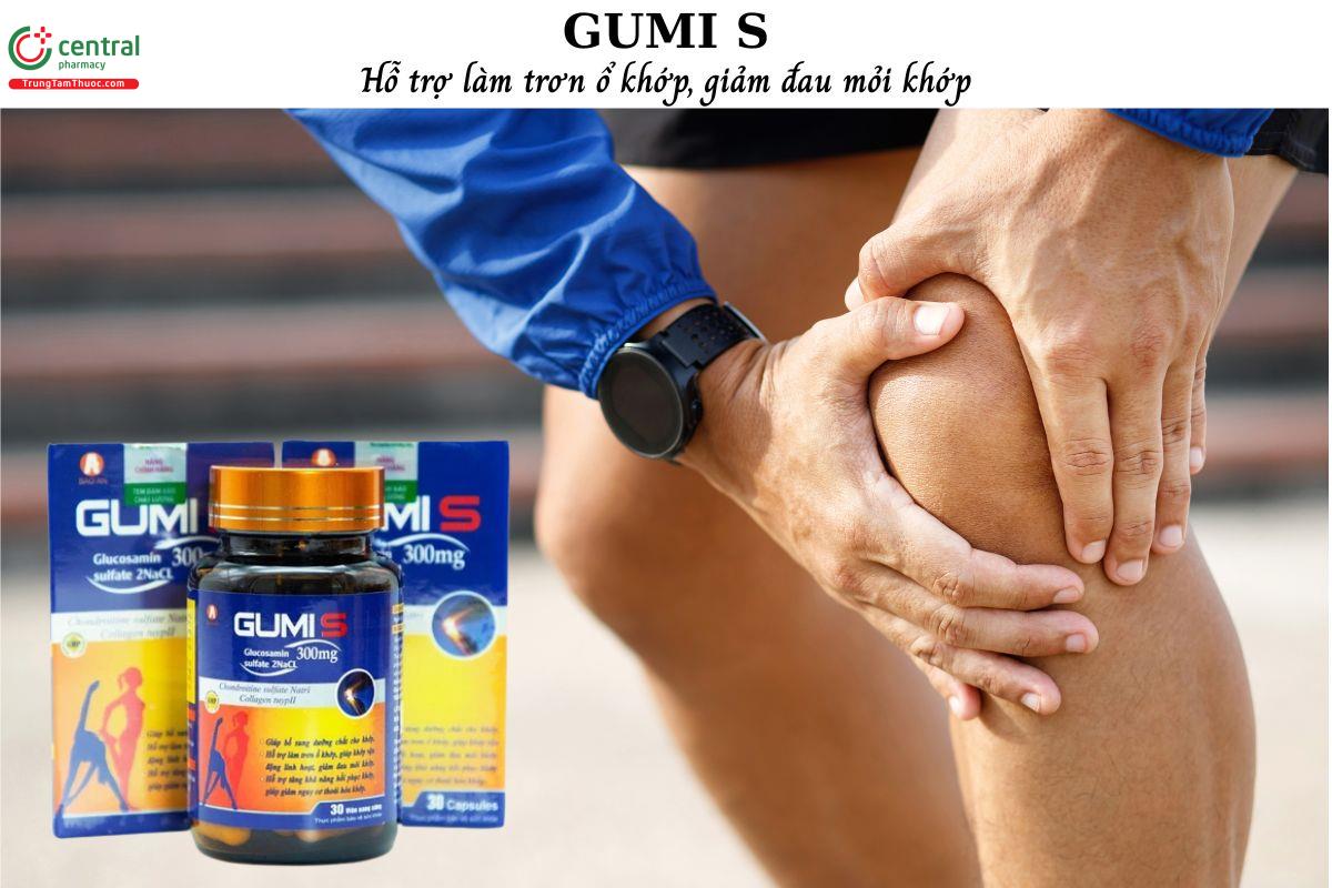 Gumi S - Bổ sung dưỡng chất cho khớp, giảm nguy cơ khô khớp, thoái hóa khớp
