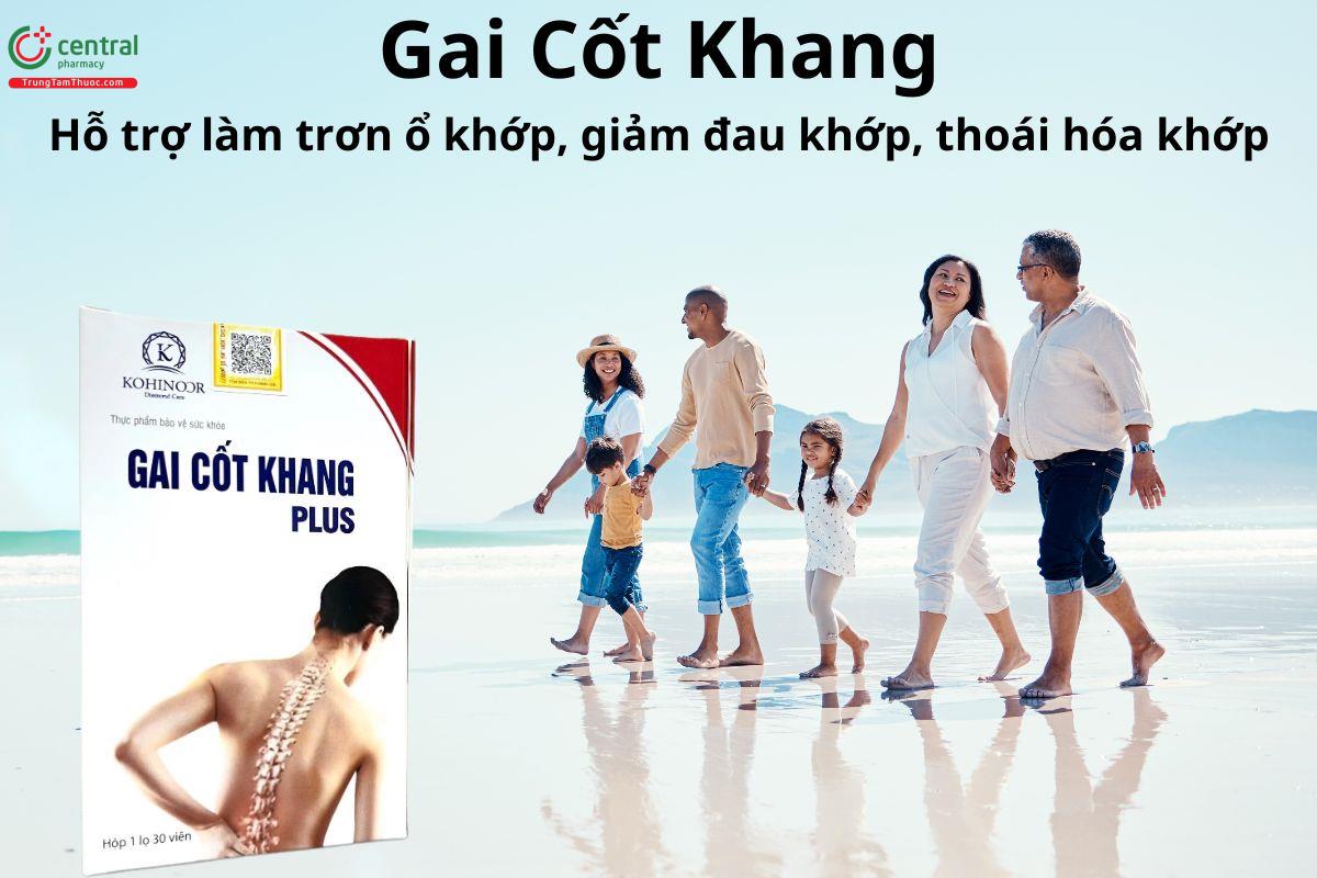 Gai Cốt Khang - Bôi trơn khớp, giúp các khớp vận động dễ dàng hơn