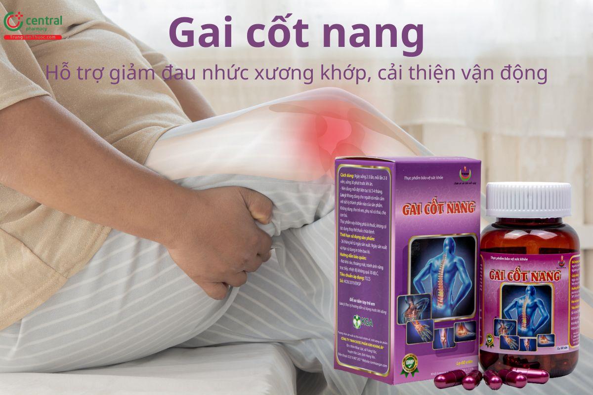 Gai cốt nang hỗ trợ giảm đau nhức xương khớp, cải thiện vận động