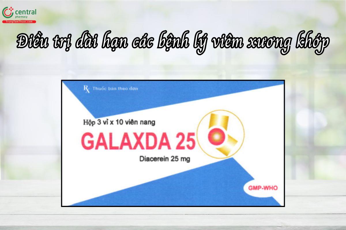 Thuốc Galaxda 25 điều trị tình trạng thoái hóa khớp, viêm xương khớp