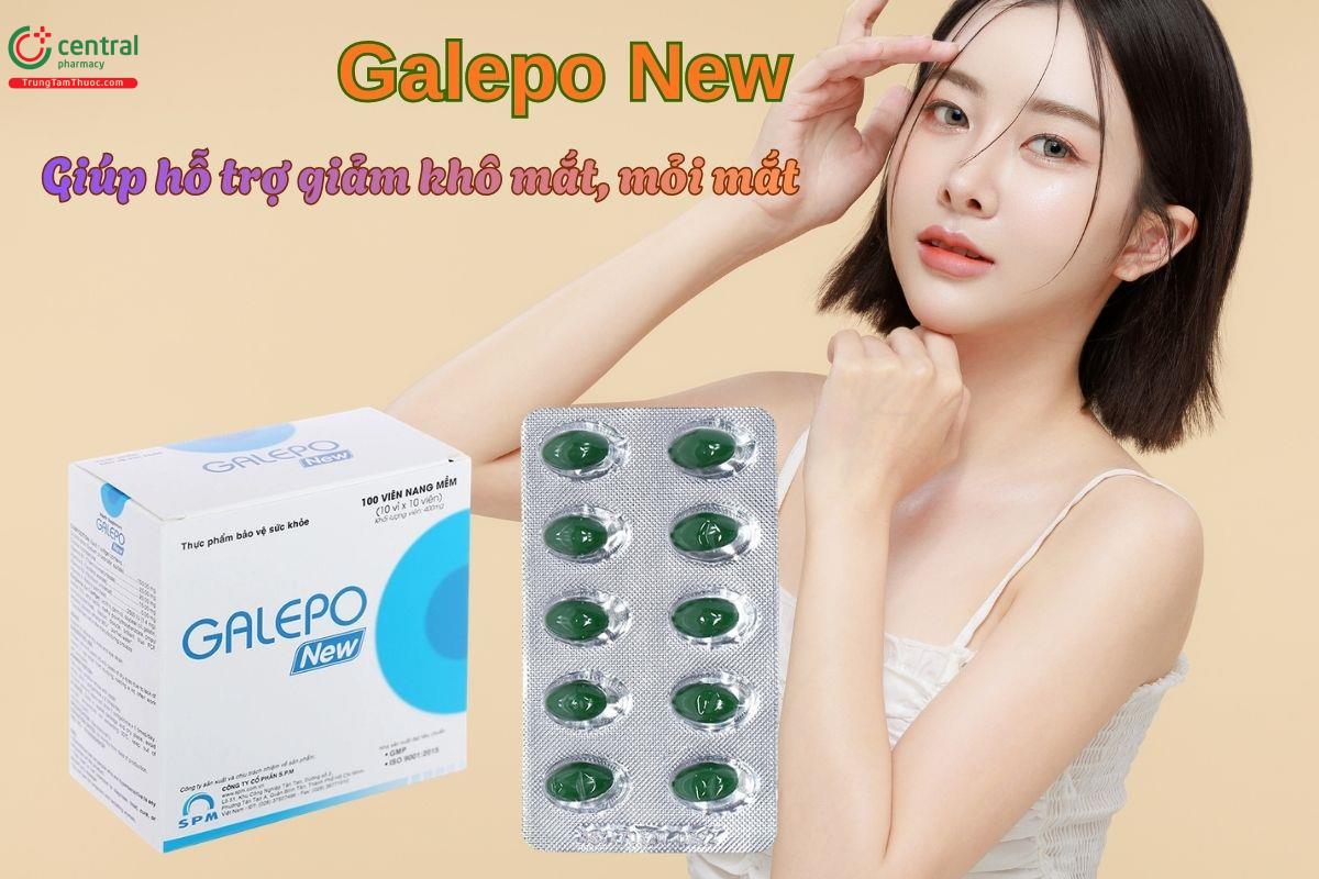 Viên uống Galepo New giúp cải thiện tình trạng mỏi mắt, khô mắt