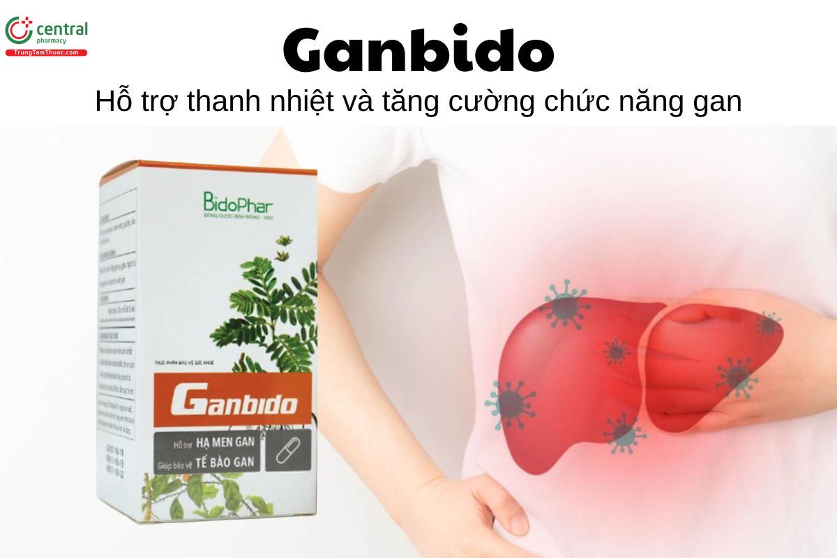 Ganbido - Hỗ trợ thanh nhiệt và tăng cường chức năng gan