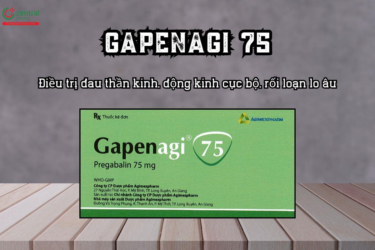 Thuốc Gapenagi 75  – Điều trị đau thần kinh, động kinh cục bộ