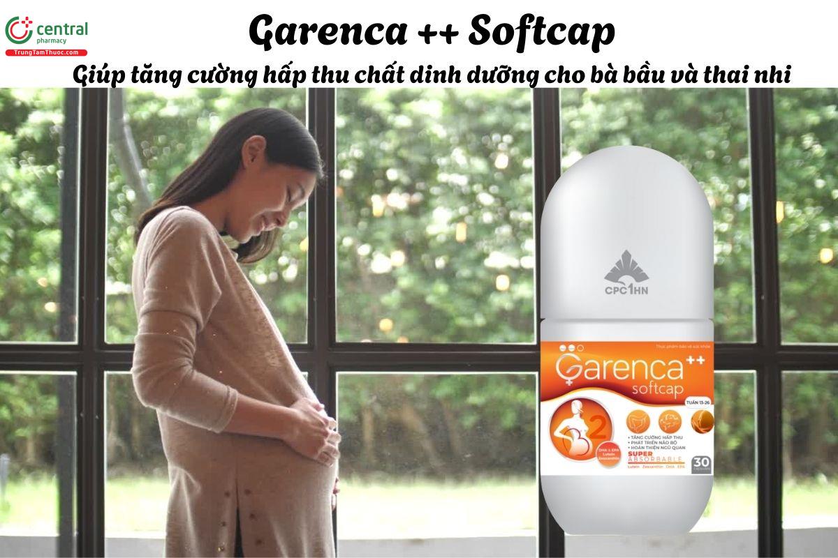 Garenca ++ Softcap - Tăng cường hấp thu dinh dưỡng cho bà bầu