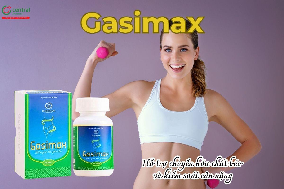 Gasimax hỗ trợ chuyển hóa chất béo và kiểm soát cân nặng