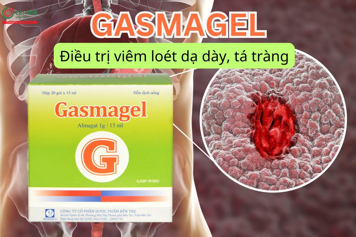 Gasmagel điều trị triệu chứng viêm loét dạ dày, tá tràng