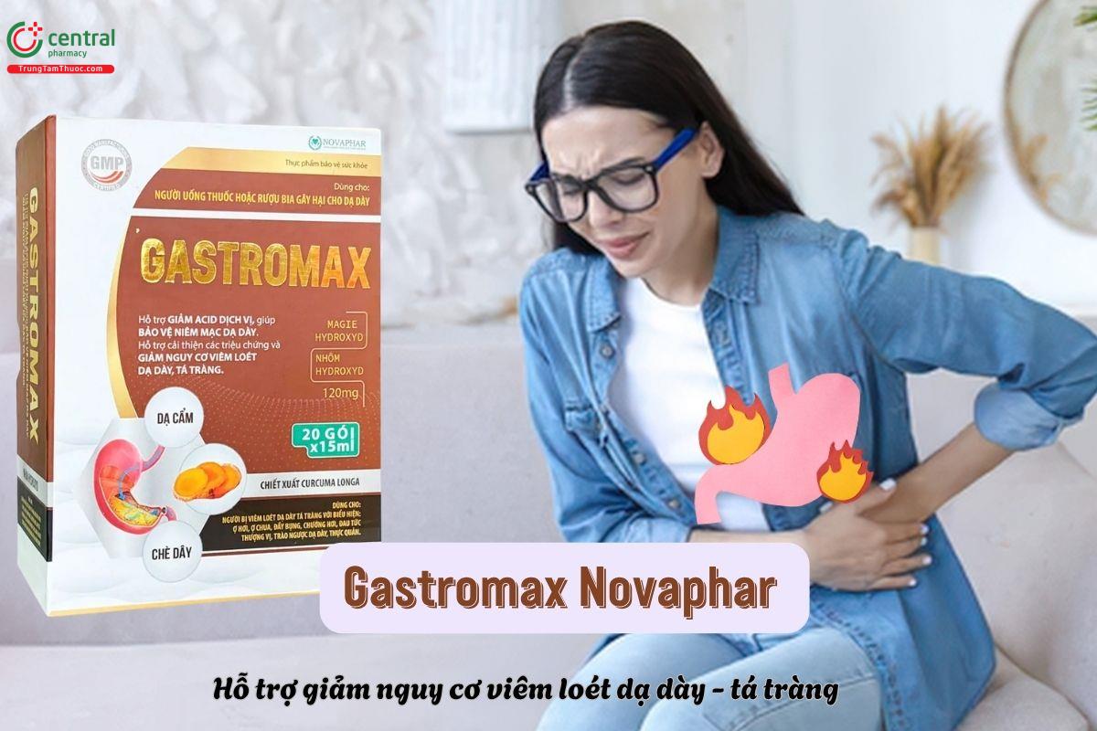 Gastromax Novaphar dùng cho người uống thuốc hoặc rượu bia gây hại cho dạ dày