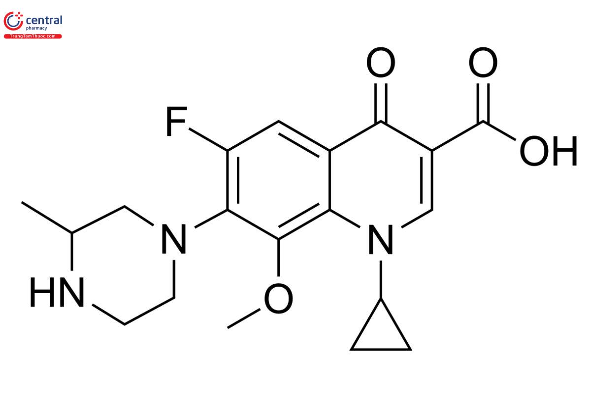 Công thức cấu tạo của Gatifloxacin