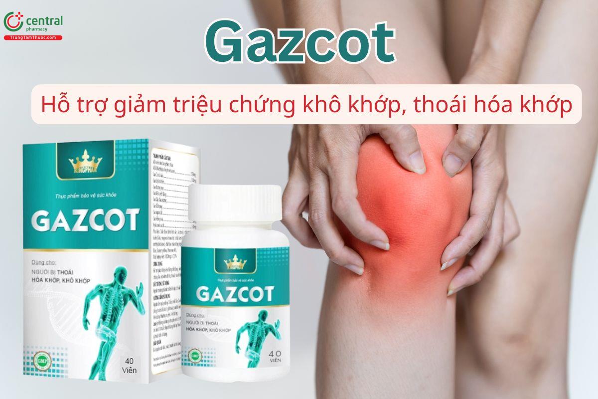 Gazcot hỗ trợ giảm tình trạng khô khớp, thoái hóa khớp