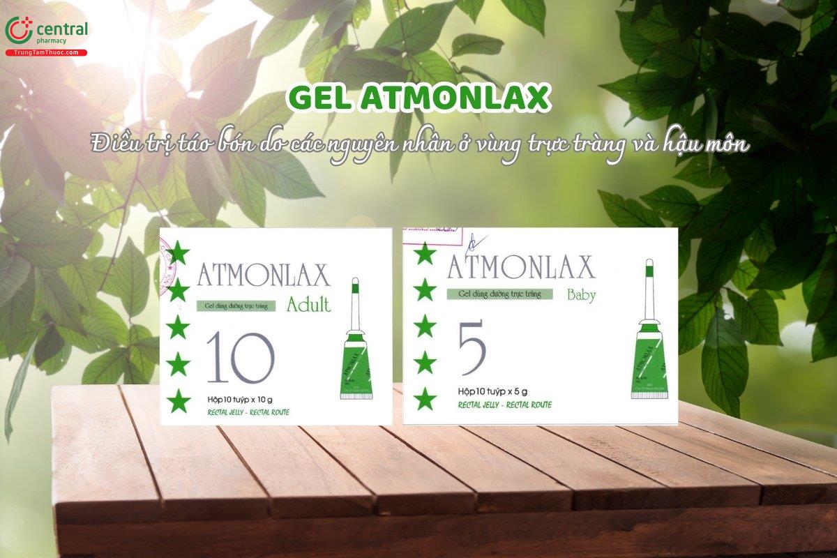 Gel Atmonlax có tác dụng để điều trị táo bón xuất phát từ các vấn đề liên quan đến vùng trực tràng và hậu môn, cũng như để chuẩn bị cho thủ thuật nội soi trực tràng.