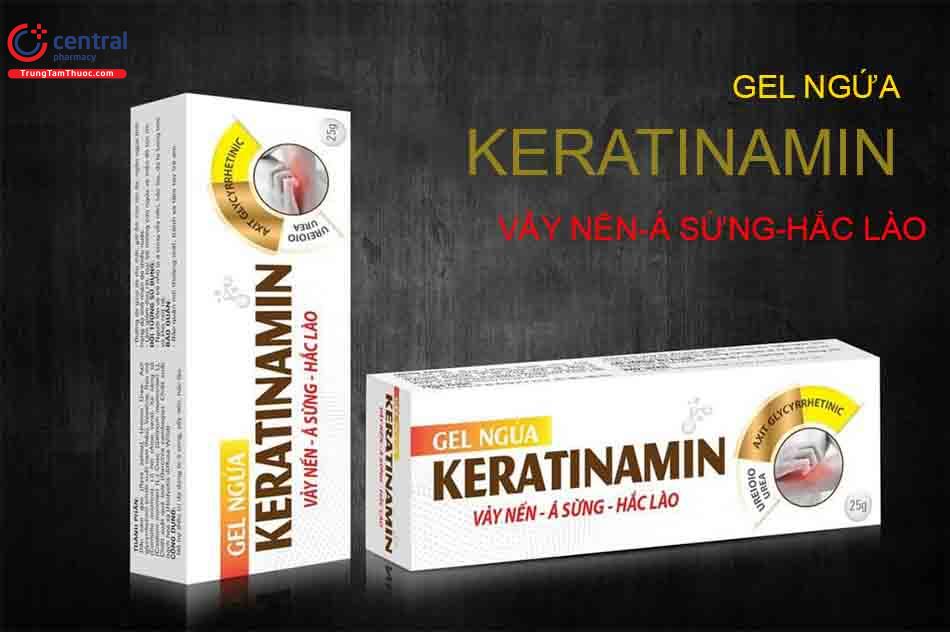 Gel Keratinamin điều trị viêm da, dị ứng và dưỡng ẩm cho da