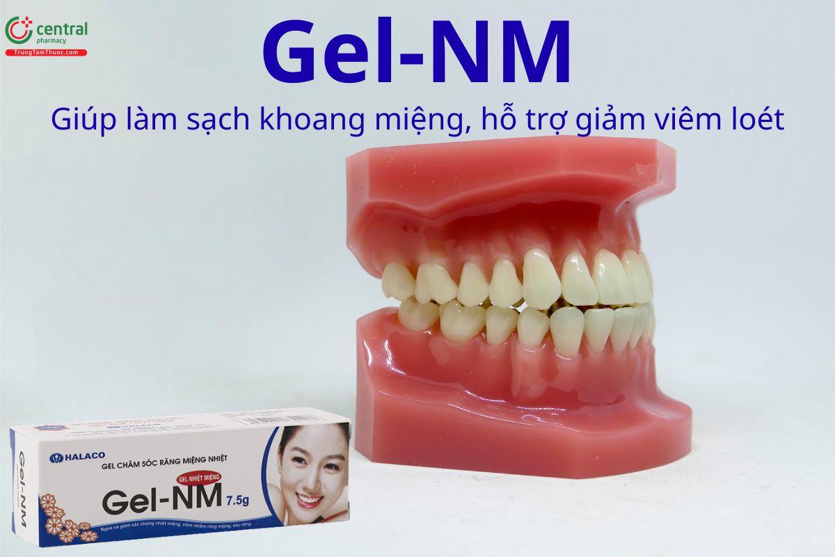 Gel-NM làm sạch khoang miệng, hỗ trợ giảm viêm loét, bảo vệ răng lợi
