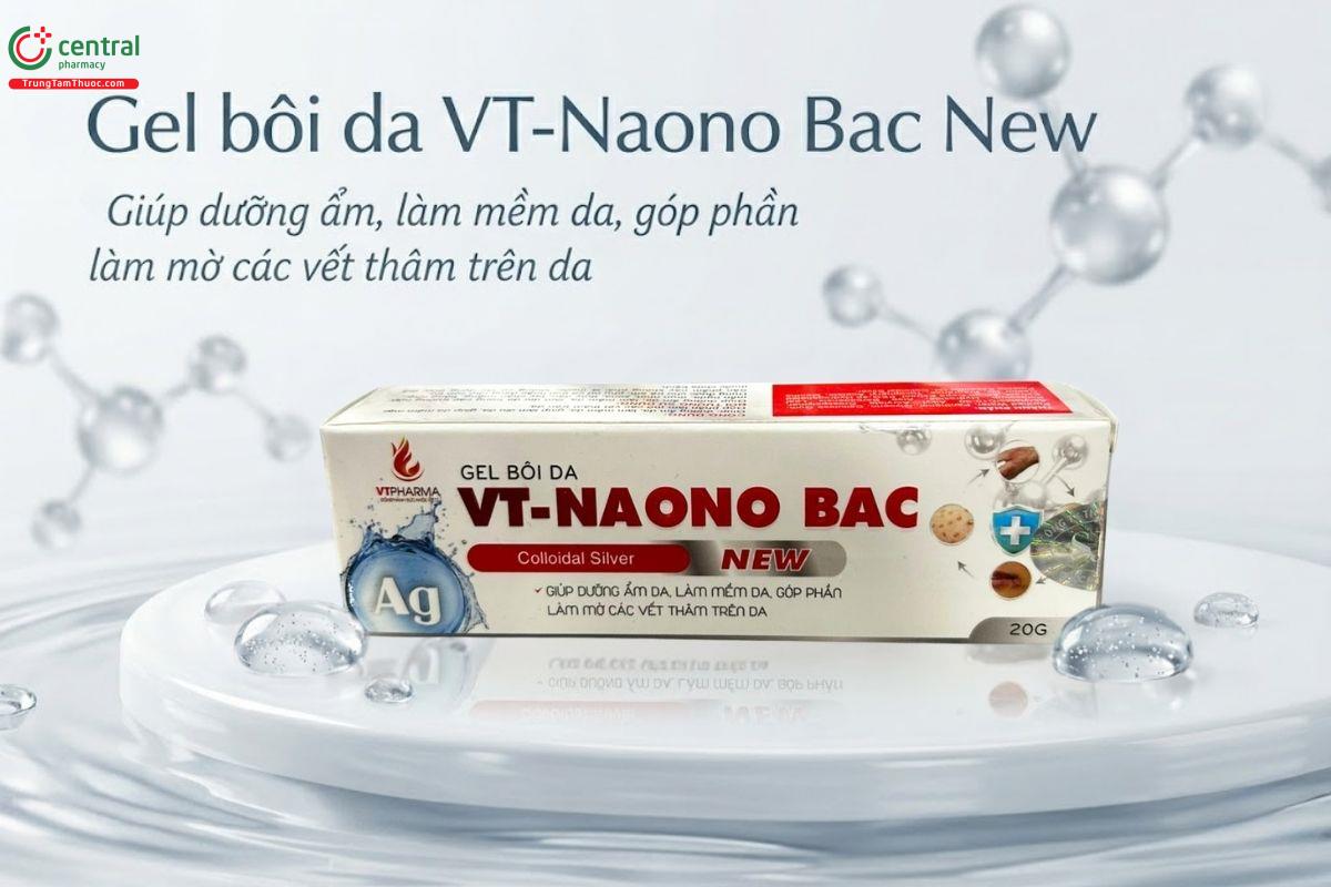 Gel bôi da VT-Naono Bac New giúp dưỡng ẩm, cải thiện vết thâm trên da
