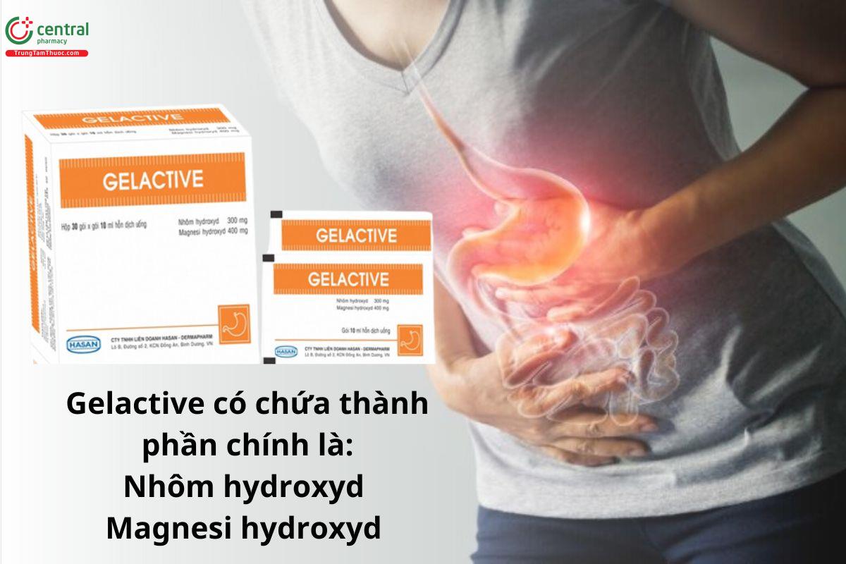 Thành phần của Gelactive 