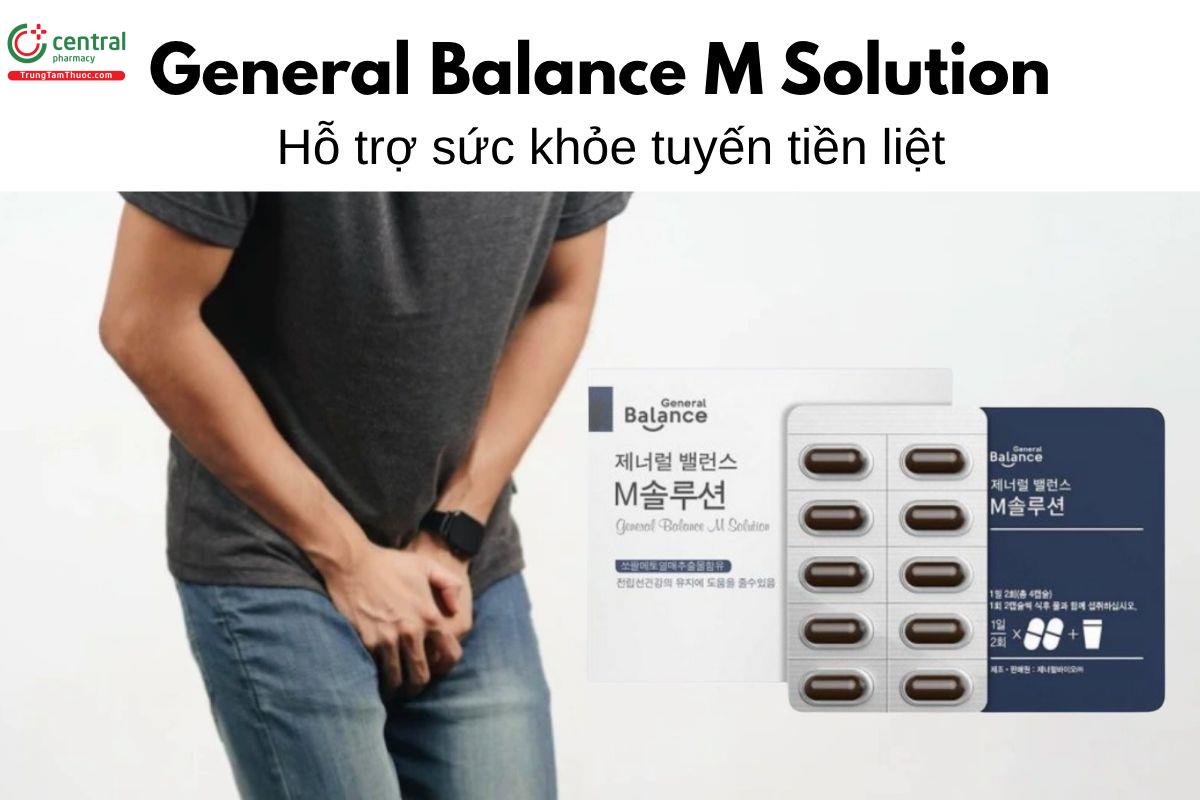 General Balance M Solution - Hỗ trợ sức khỏe tuyến tiền liệt