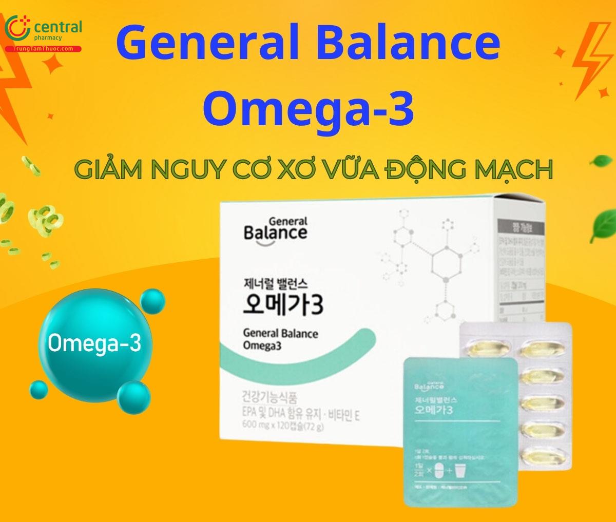 General Balance Omega-3 - Lưu thông máu, sáng mắt, đẹp da