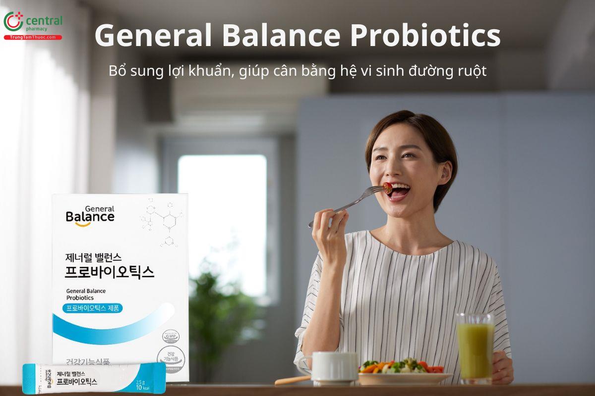 General Balance Probiotics giúp cân bằng hệ vi sinh đường ruột