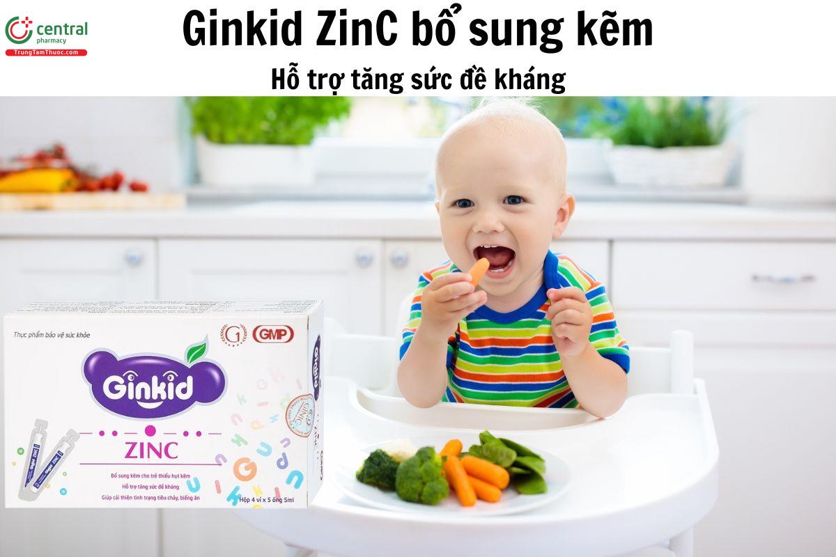 Tác dụng của Ginkid ZinC 