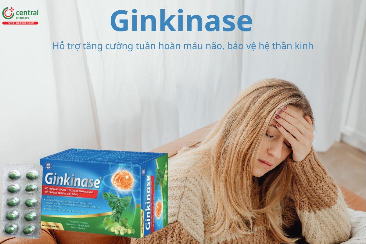 Ginkinase hỗ trợ tăng cường tuần hoàn máu não, bảo vệ hệ thần kinh