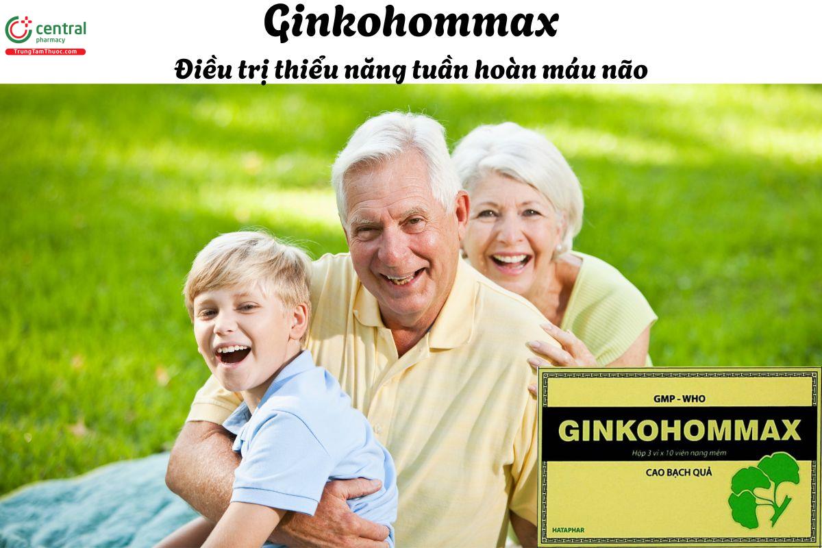 Thuốc Ginkohommax - Điều trị suy giảm khả năng ghi nhớ, thiếu tập trung