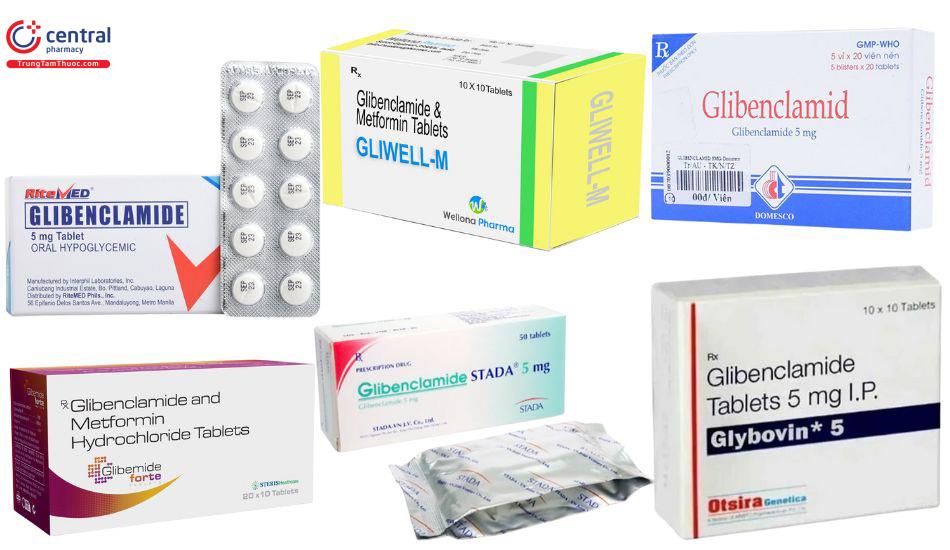 Các thuốc chứa Glibenclamide