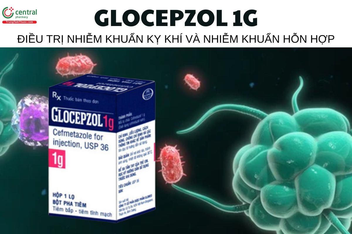 Thuốc Glocepzol 1g - Điều trị nhiễm khuẩn kỵ khí và nhiễm khuẩn hỗn hợp