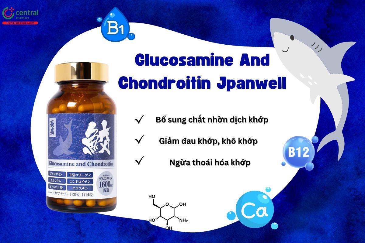 Glucosamine and chondroitin Jpanwell tăng dịch khớp, xương chắc khỏe