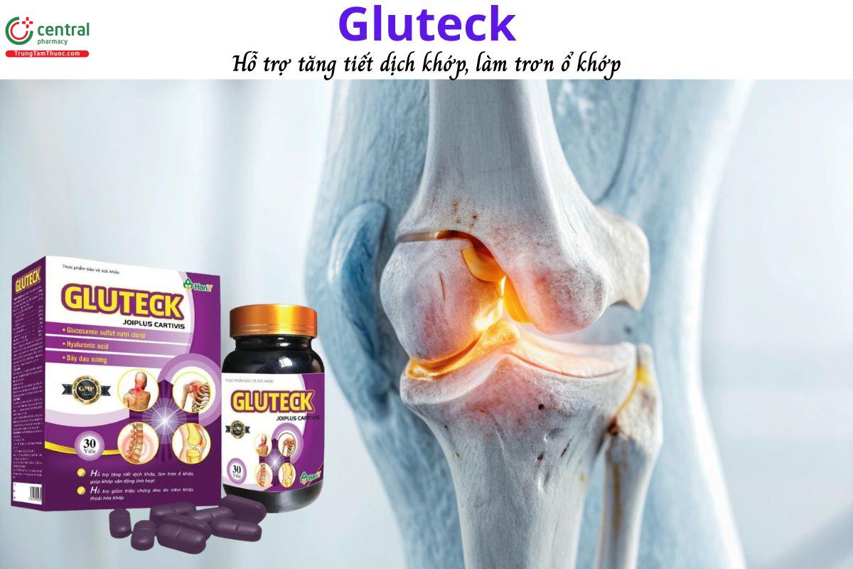 Gluteck - Hỗ trợ tăng tiết dịch khớp, làm trơn ổ khớp, giảm đau khớp