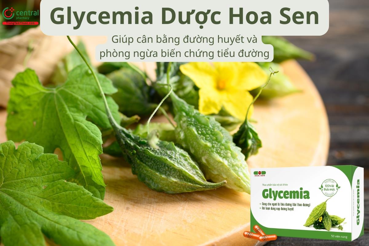 Glycemia Dược Hoa Sen hỗ trợ cân bằng đường huyết