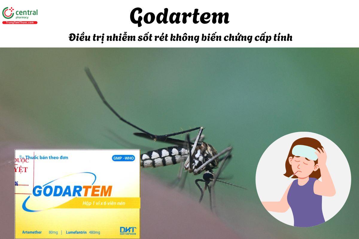 Thuốc Godartem - Điều trị cho người bị sốt rét không biến chứng