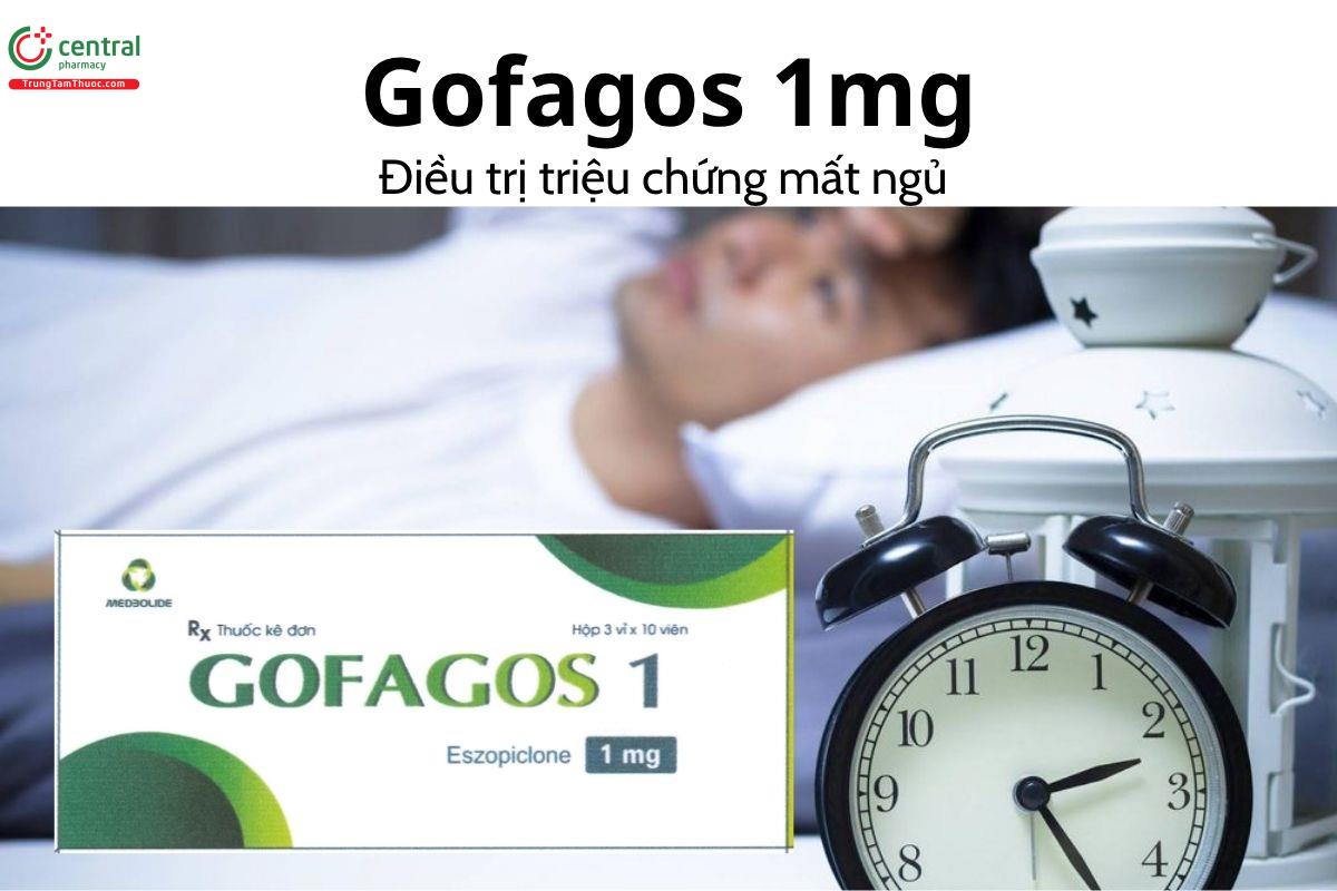 Thuốc Gofagos 1mg - Điều trị triệu chứng mất ngủ