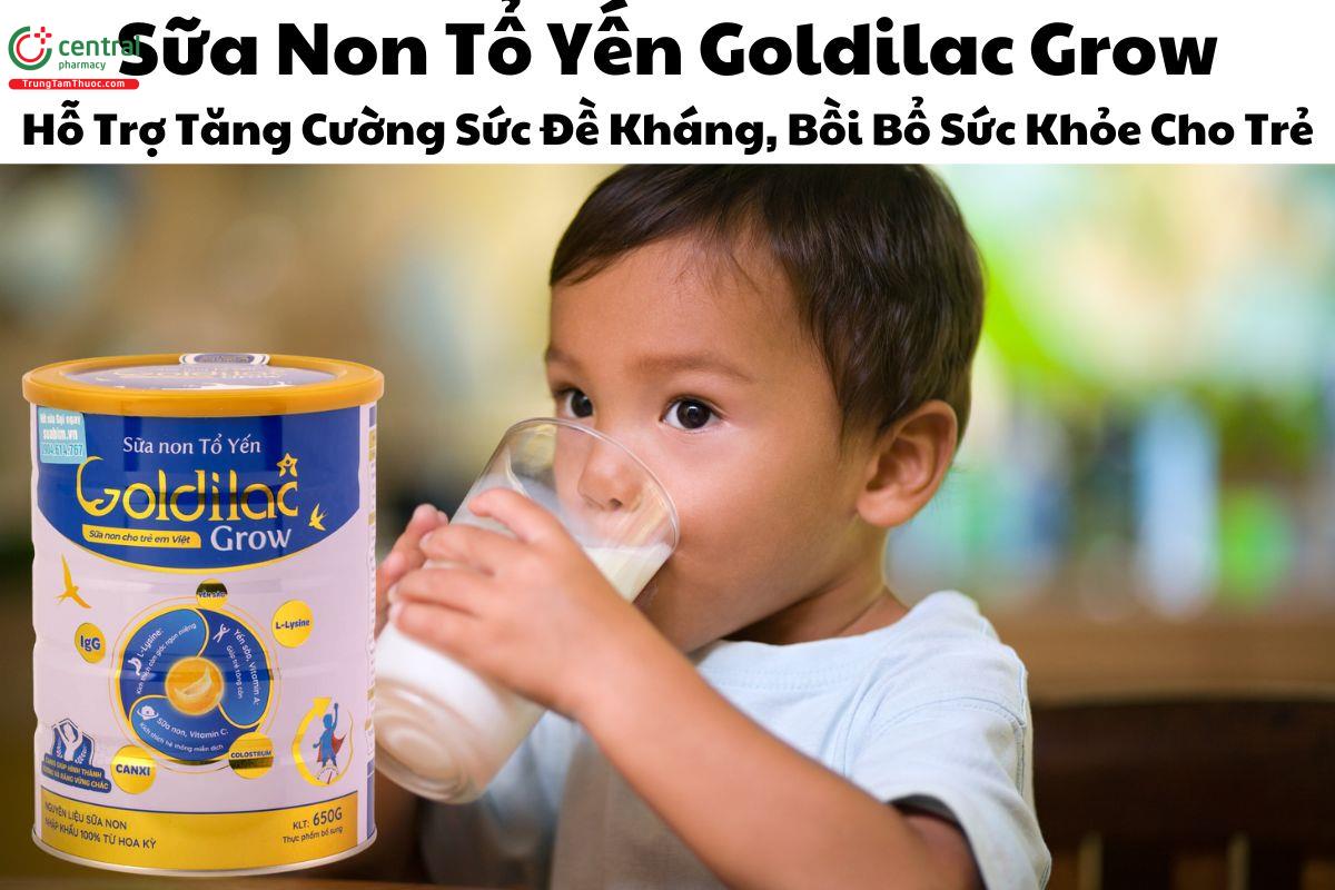 Sữa Non Tổ Yến Goldilac Grow -  bồi bổ sức khỏe