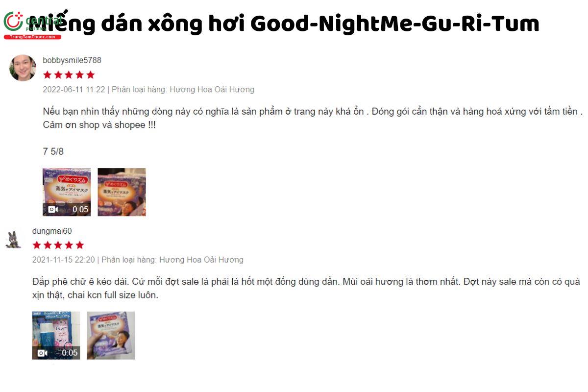 Miếng dán xông hơi Good-Night Me-Gu-Ri-Tum Oải Hương