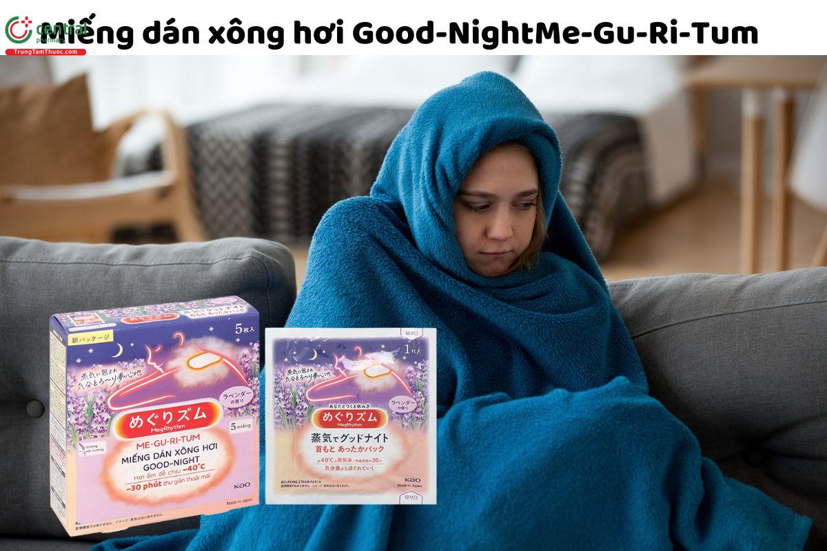 Miếng dán xông hơi Good-Night Me-Gu-Ri-Tum Oải Hương -Giúp giữ ấm