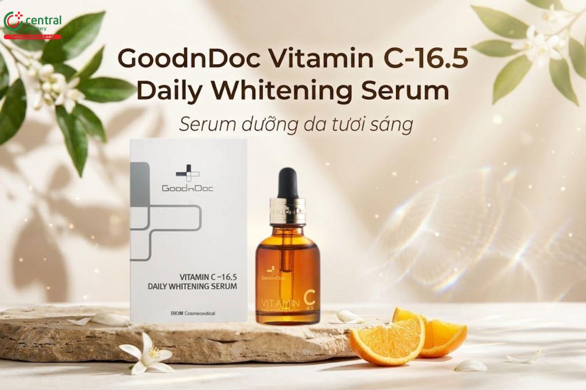 GoodnDoc Vitamin C-16.5 Daily Whitening Serum cải thiện độ sáng của da