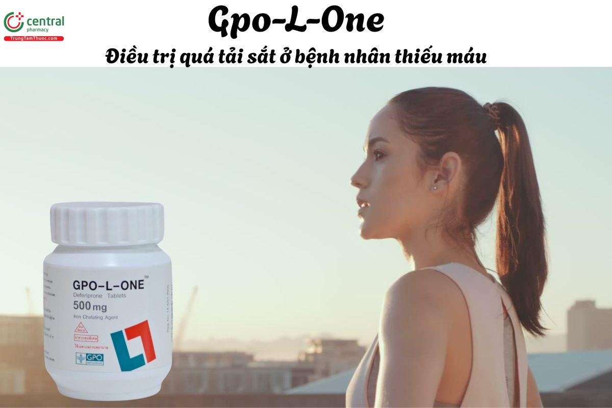 Thuốc Gpo-L-One 500mg - Điều trị quá tải sắt ở bệnh nhân thiếu máu