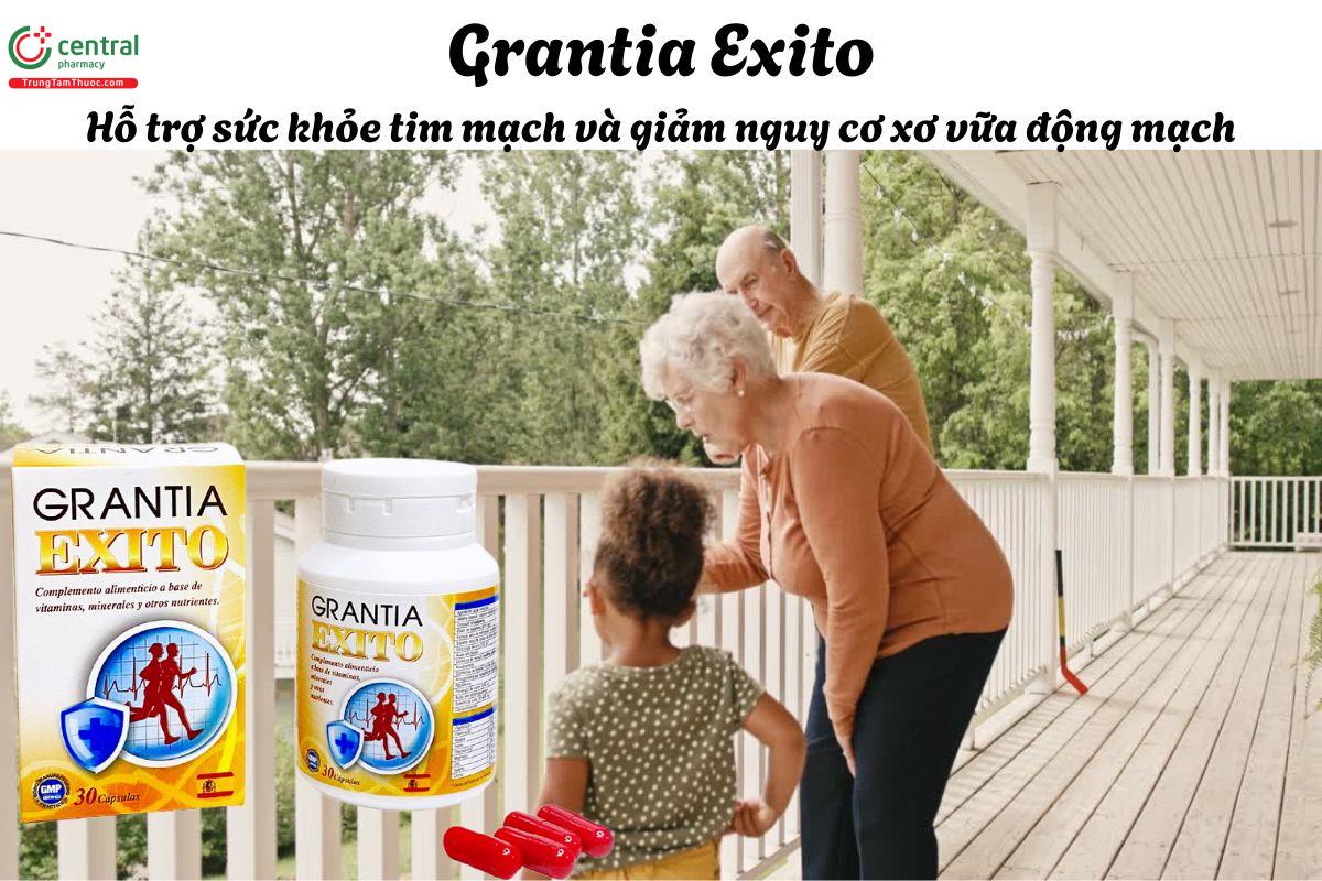 Grantia Exito - Giúp hỗ trợ sức khỏe cho người mắc bệnh tim mạch