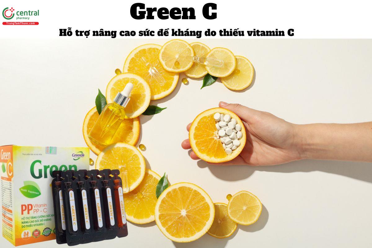 Green C - Giúp bổ sung vitamin C, tăng cường sức đề kháng