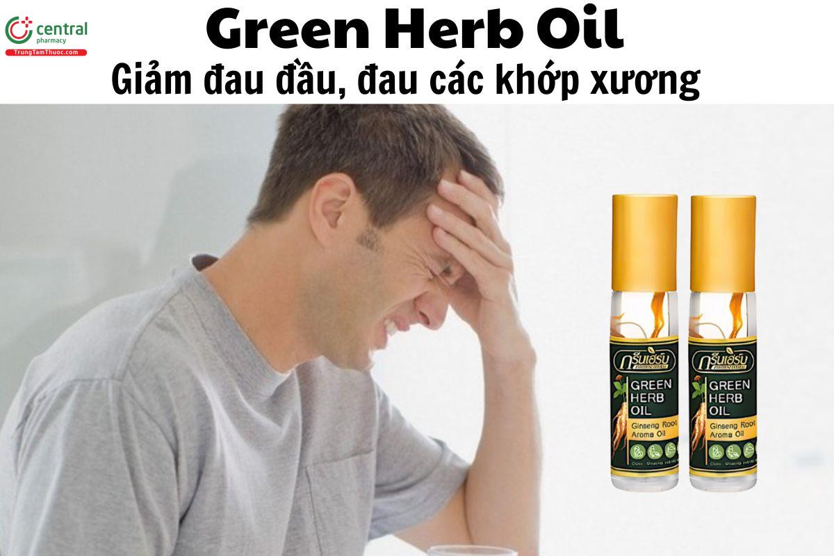 Green Herb Oil - Phòng ngừa cảm mạo, giảm đau đầu, đau các khớp xương