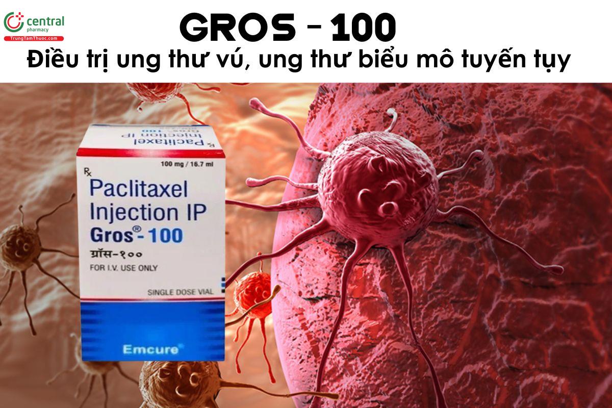 Thuốc Gros-100 - điều trị ung thư vú, ung thư biểu mô tuyến tụy