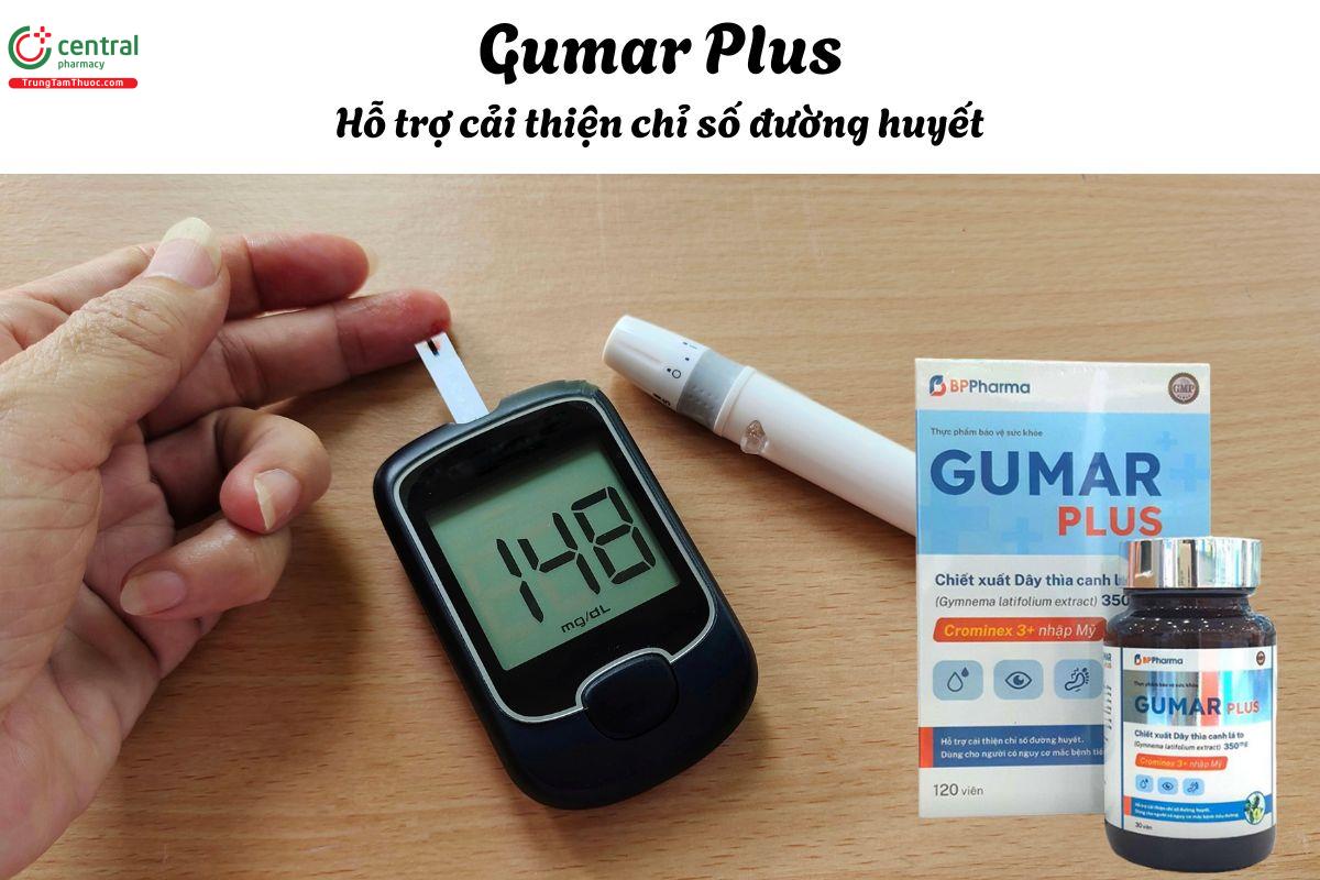 Gumar Plus - Giúp ổn định và cải thiện chỉ số đường huyết