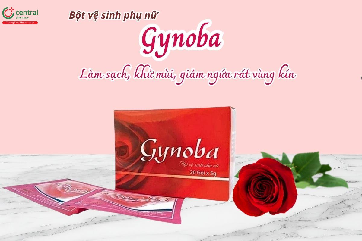 Bột vệ sinh phụ nữ Gynoba làm sạch, khử mùi và giảm ngứa rát vùng kín