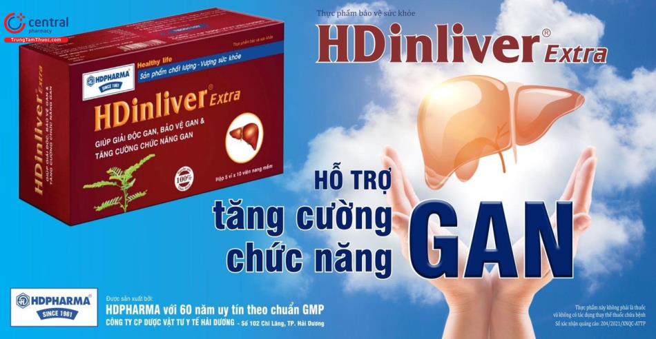 Hình 3: HDinliver Extra - sản phẩm của HDPharma