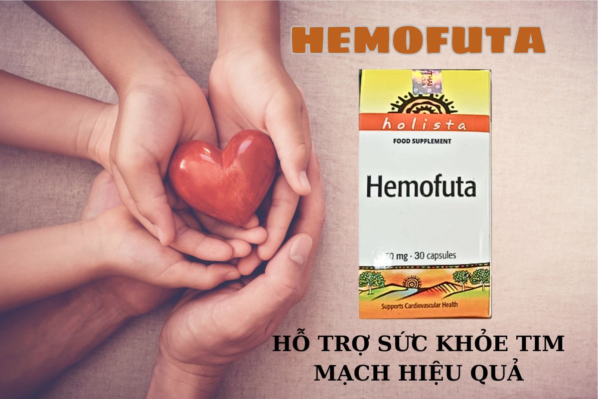 Viên uống Hemofuta 30mg Holista - Sản phẩm hỗ trợ sức khỏe tim mạch