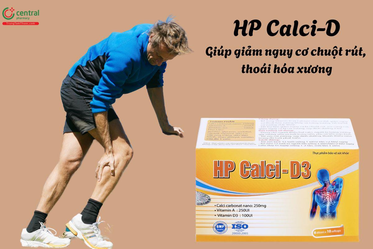 HP Calci-D3 - Giúp hệ xương và răng chắc khỏe, giảm chuột rút